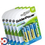 باتری قلمی گلدن پاور Alkaline پک 4 تایی